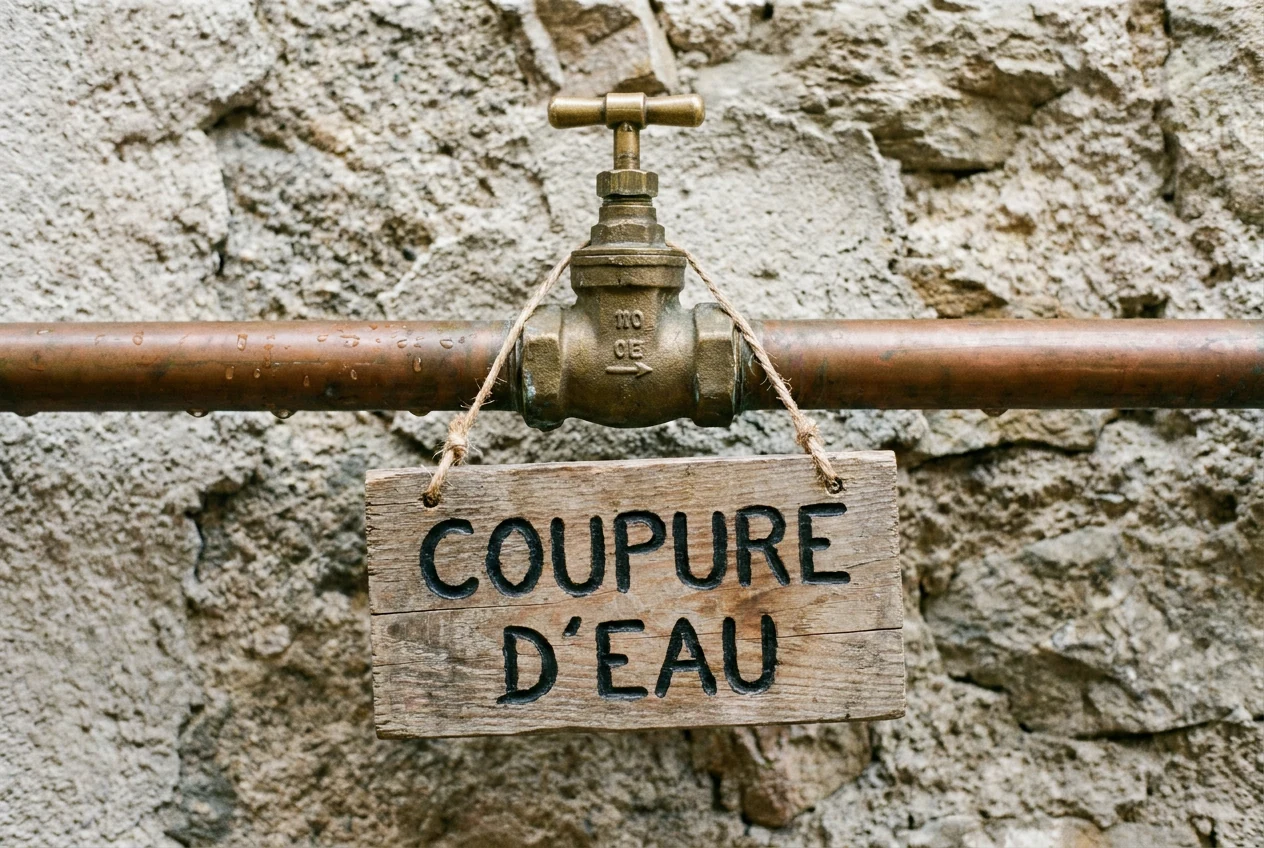 Coupure d'eau à Sospel