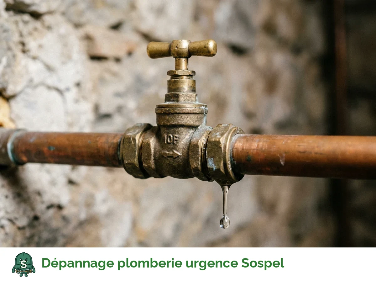 Dépannage plomberie urgence à Sospel