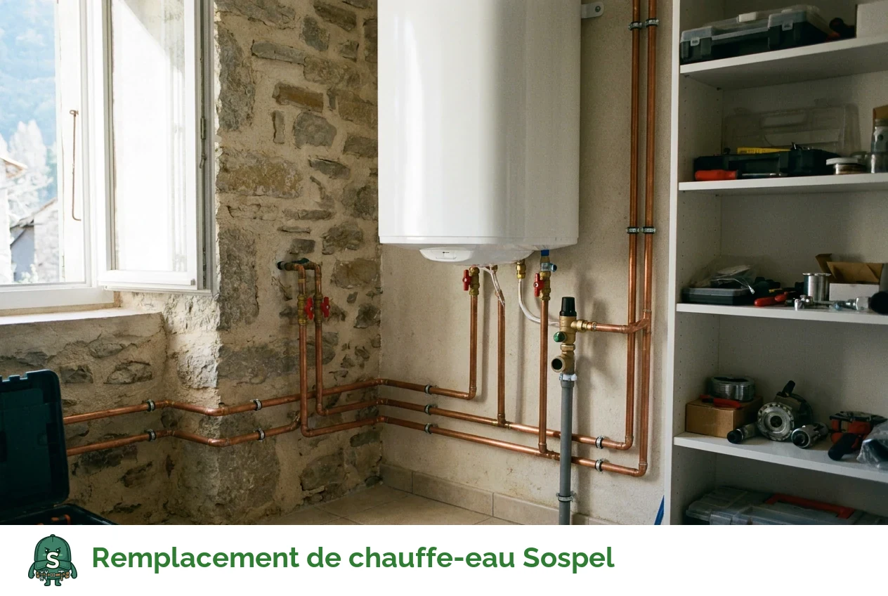 Remplacement de chauffe-eau à Sospel