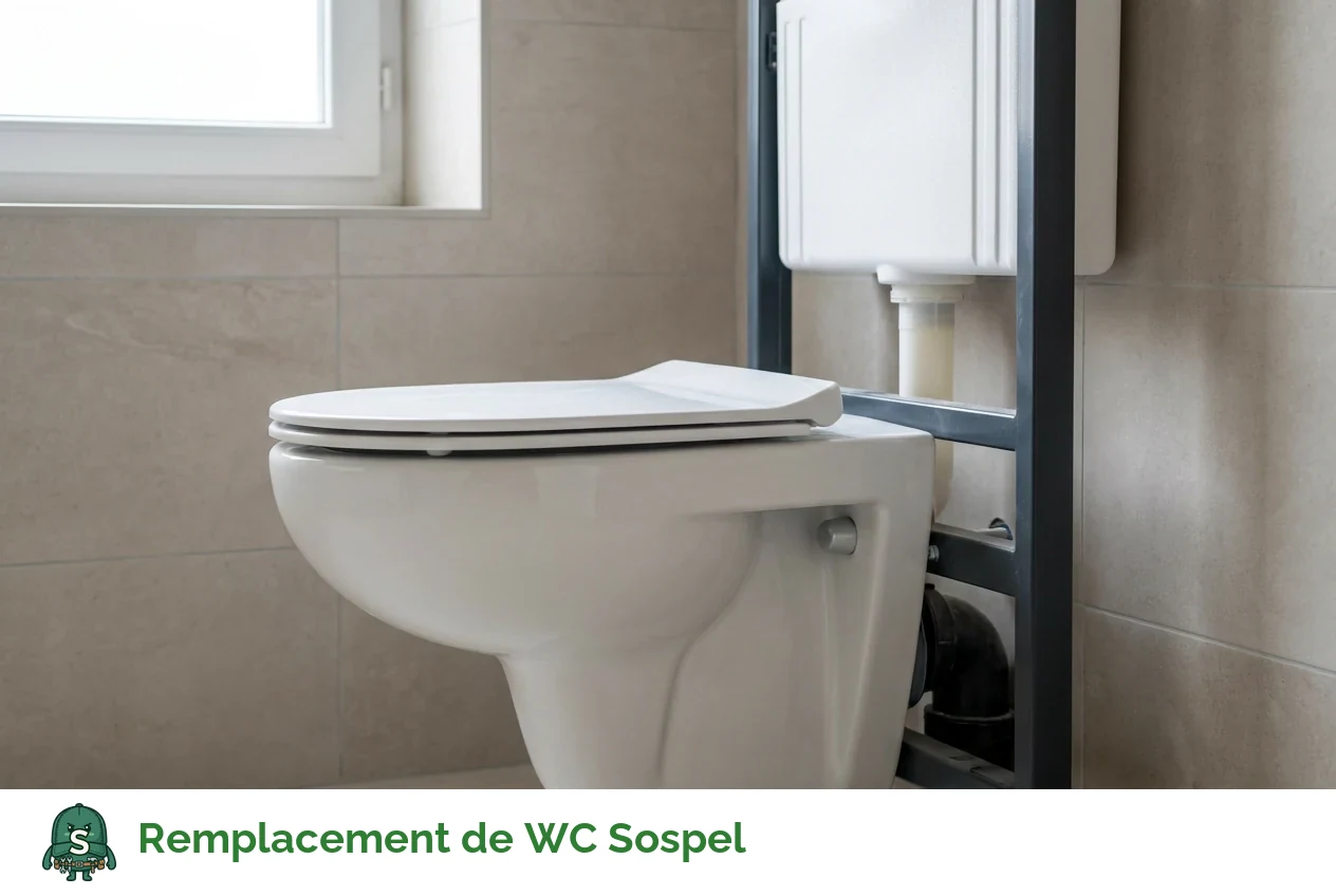 Remplacement de WC à Sospel