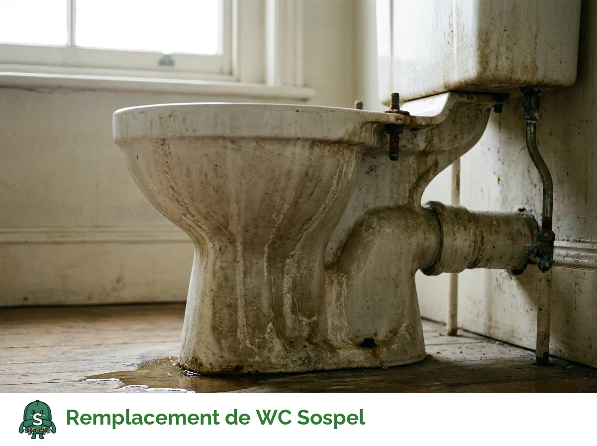 Remplacement de WC à Sospel