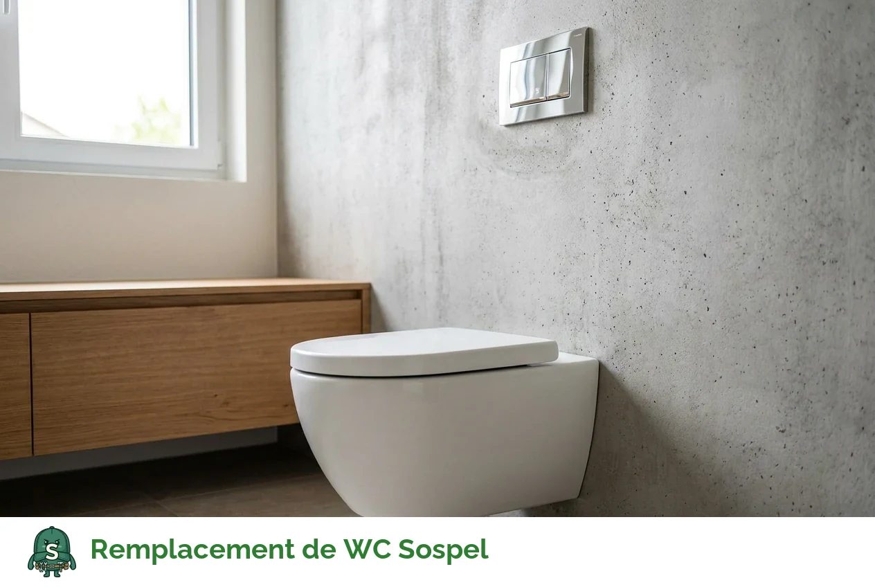Remplacement de WC à Sospel