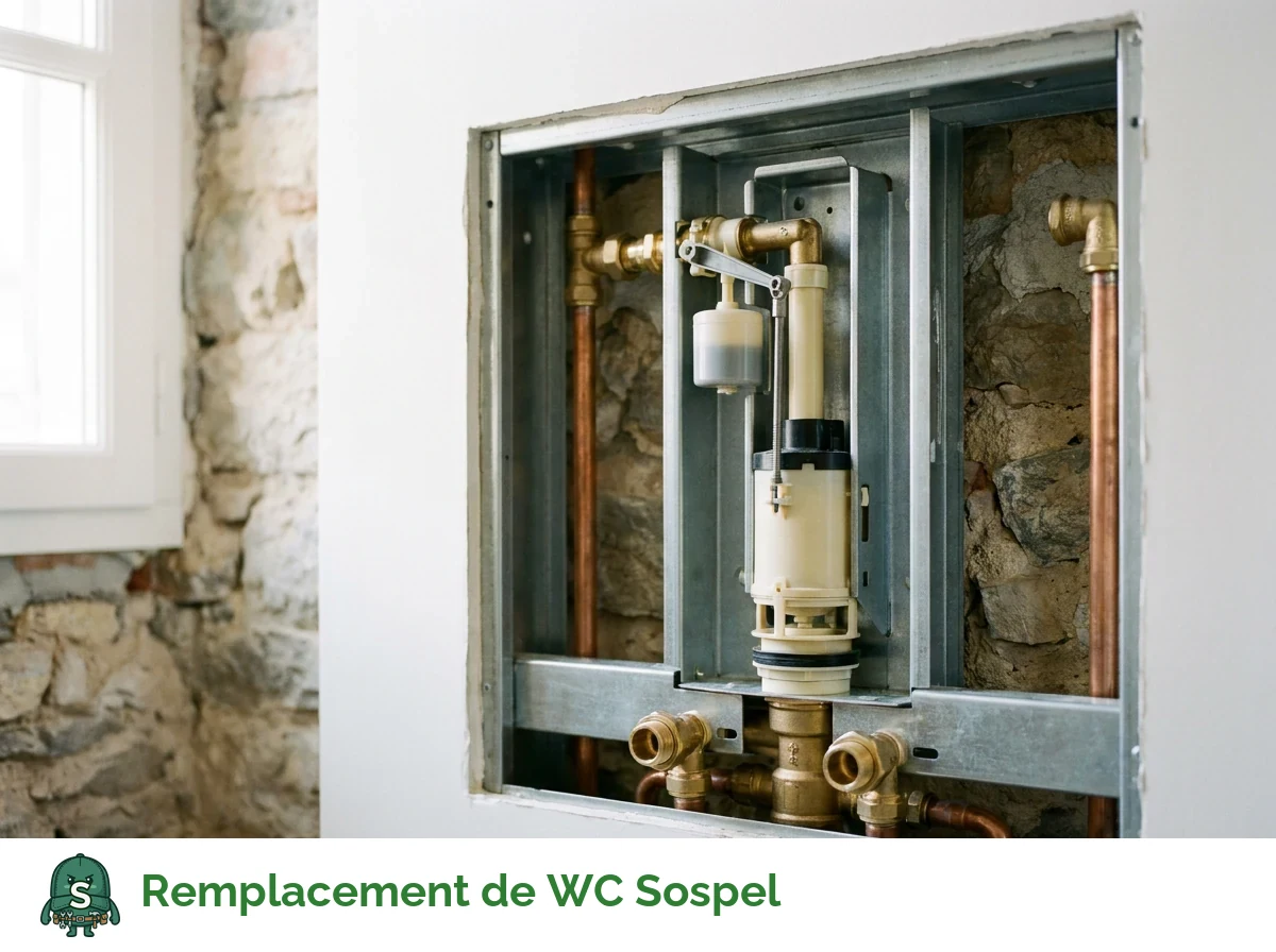Remplacement de WC à Sospel